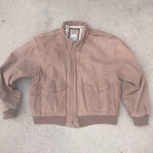 VTG G-III Leather A2 Bomber Jacket Mens Large Brown Pilot Global Identity